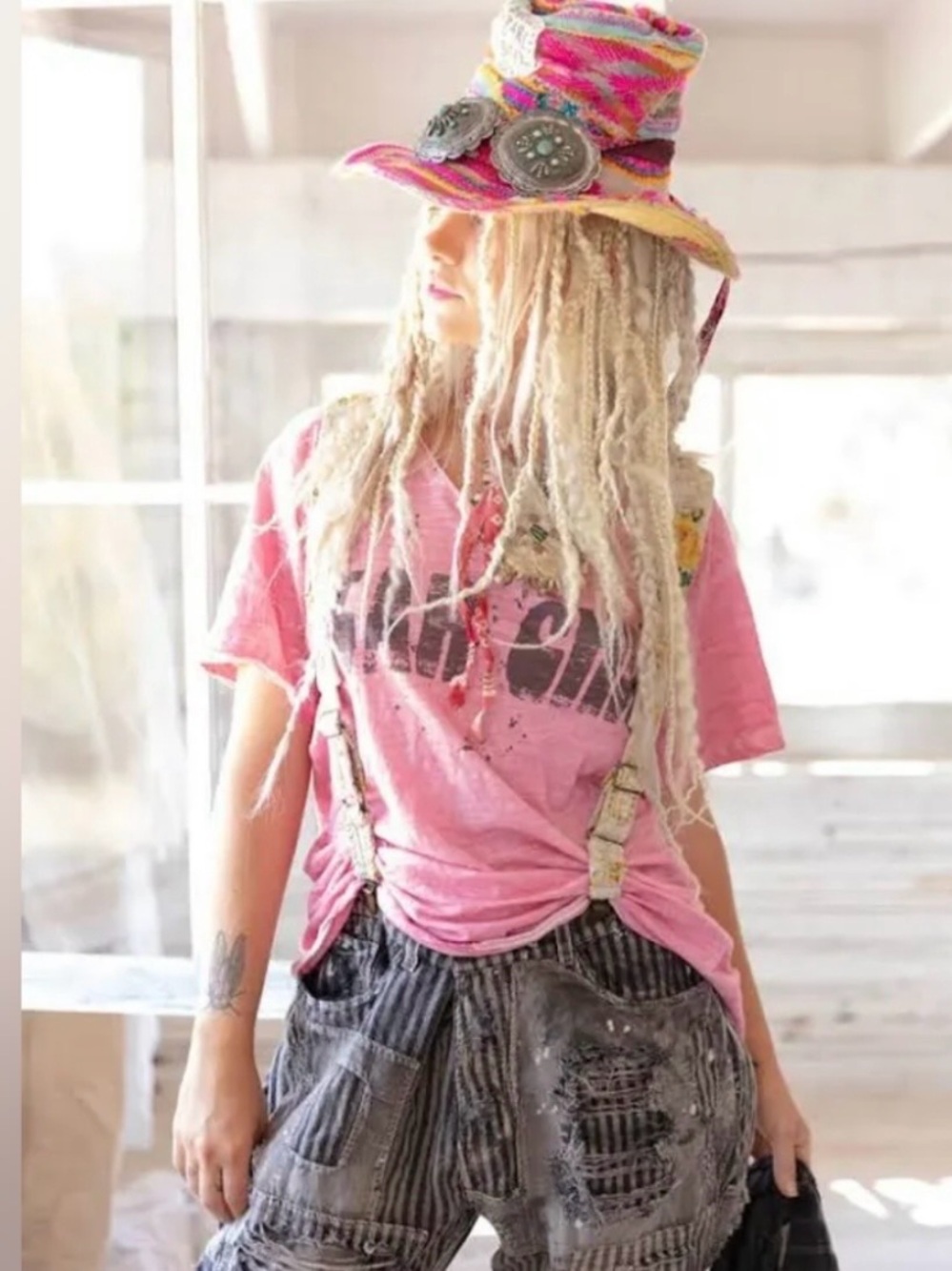 Magnolia Pearl Star Child T Tee Tshirt T Shirt RARE 💗🖤